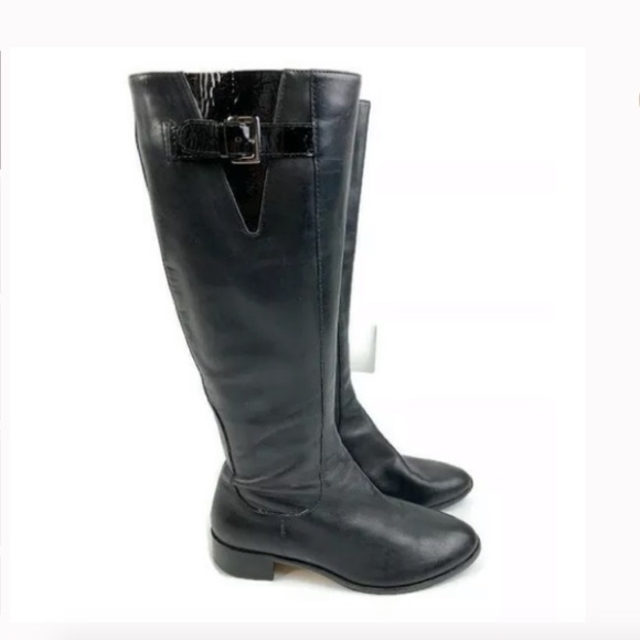 Cole Haan Shoes - Cole Haan tall black leather boots - size 9